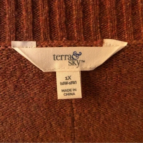 NWT- V- Neck sweater size 1X in perfect condition- NEW - Picture 5 of 6